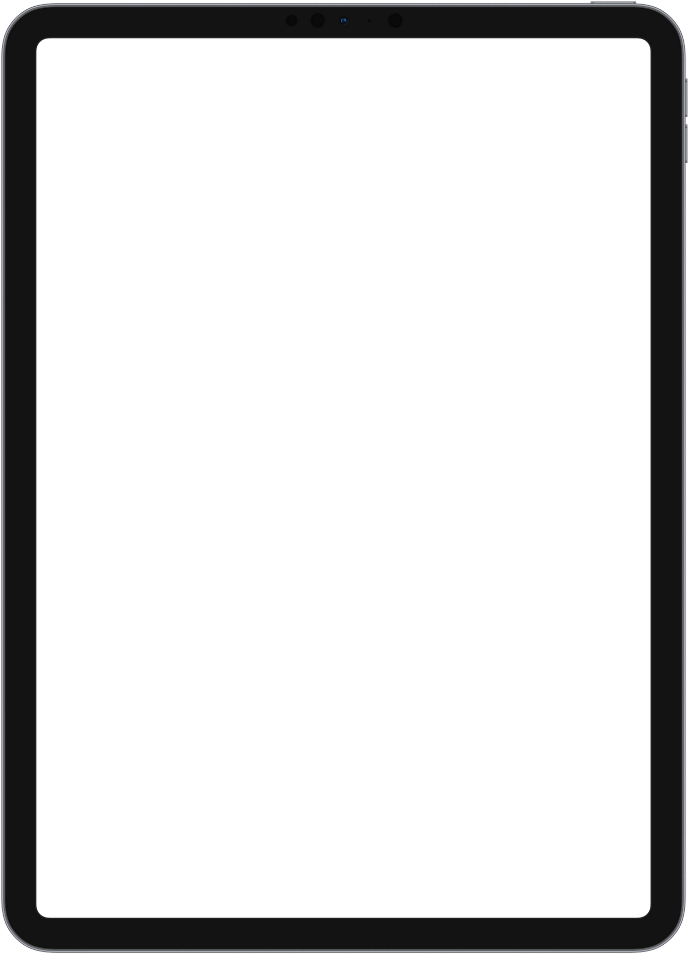 Tablet frame
